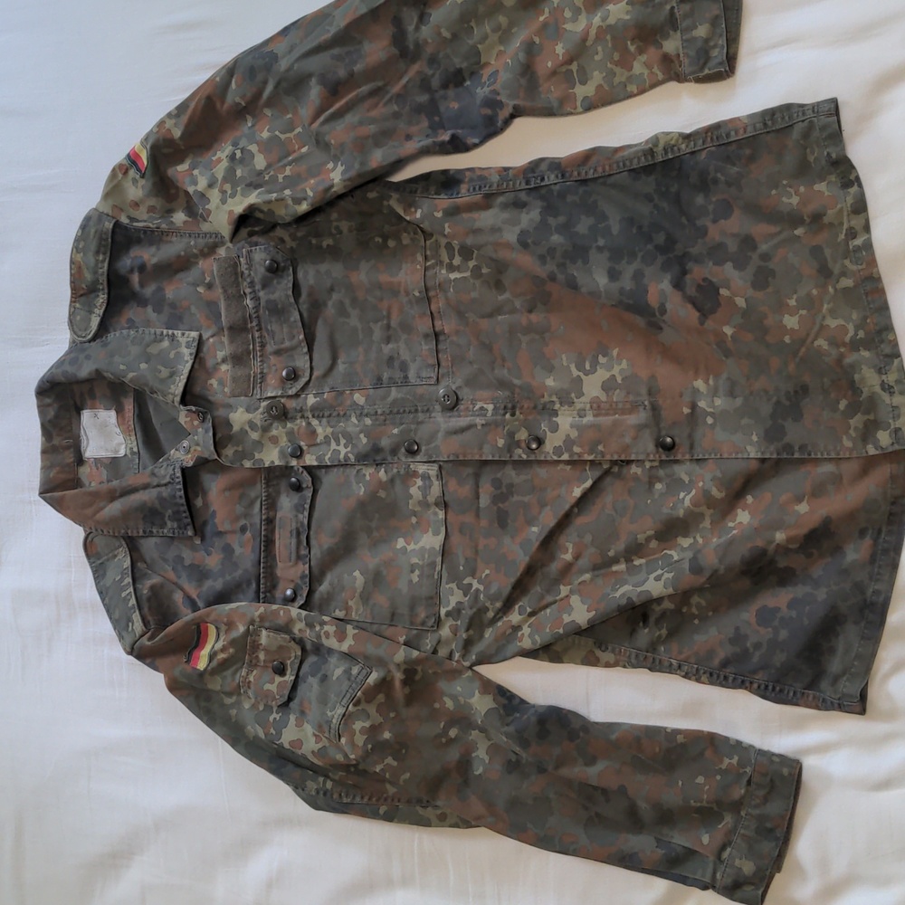 German Military Camo Zip Shirt